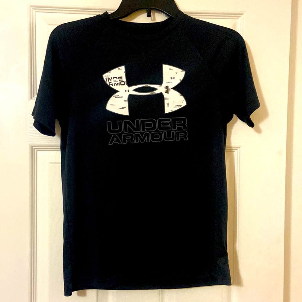 Under Armor, dry fit T-shirt.  Boy’s XL